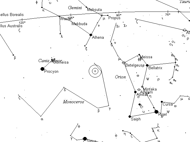 Caldwell Telrad finder Chart