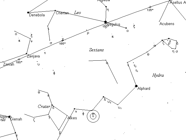 Caldwell Telrad finder Chart