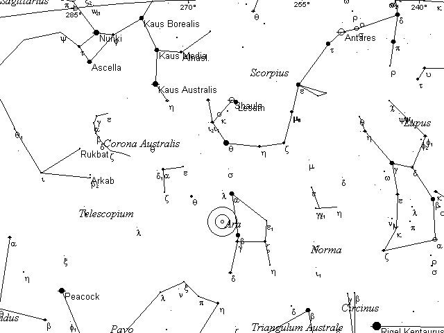 Caldwell Telrad finder Chart